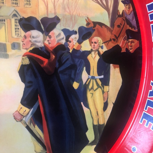 Valley Forge Beer Scheidt’s Rams Head 12” serving tray 1976 George Washington - Picture 3 of 9